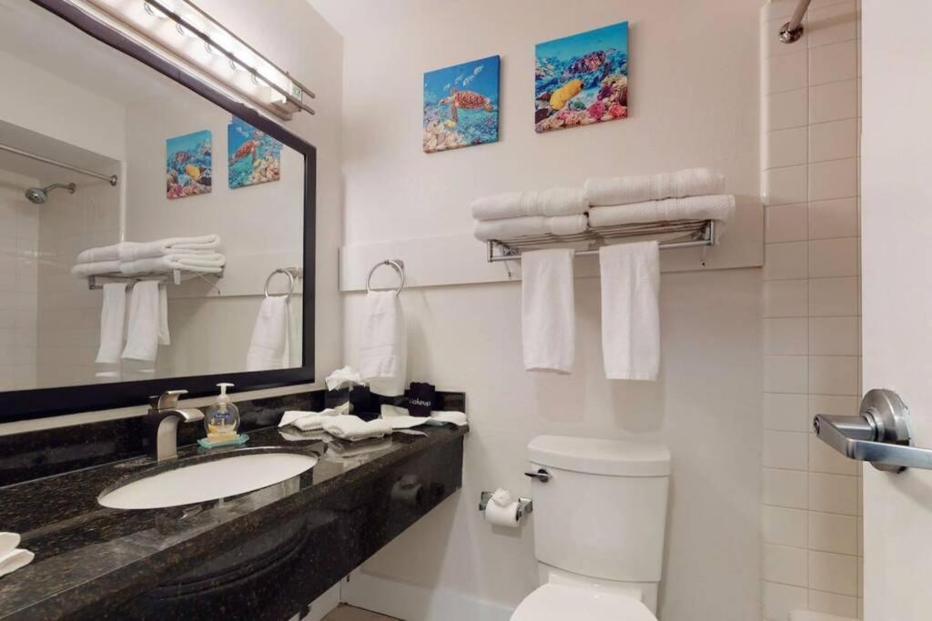 Sea Breeze, Studio 510, Beach Steps Away!+Pool+Wifi ラスキン エクステリア 写真